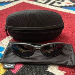Vintage Oakley Fives 1.0 Sunglasses Black/Gray Made in USA
